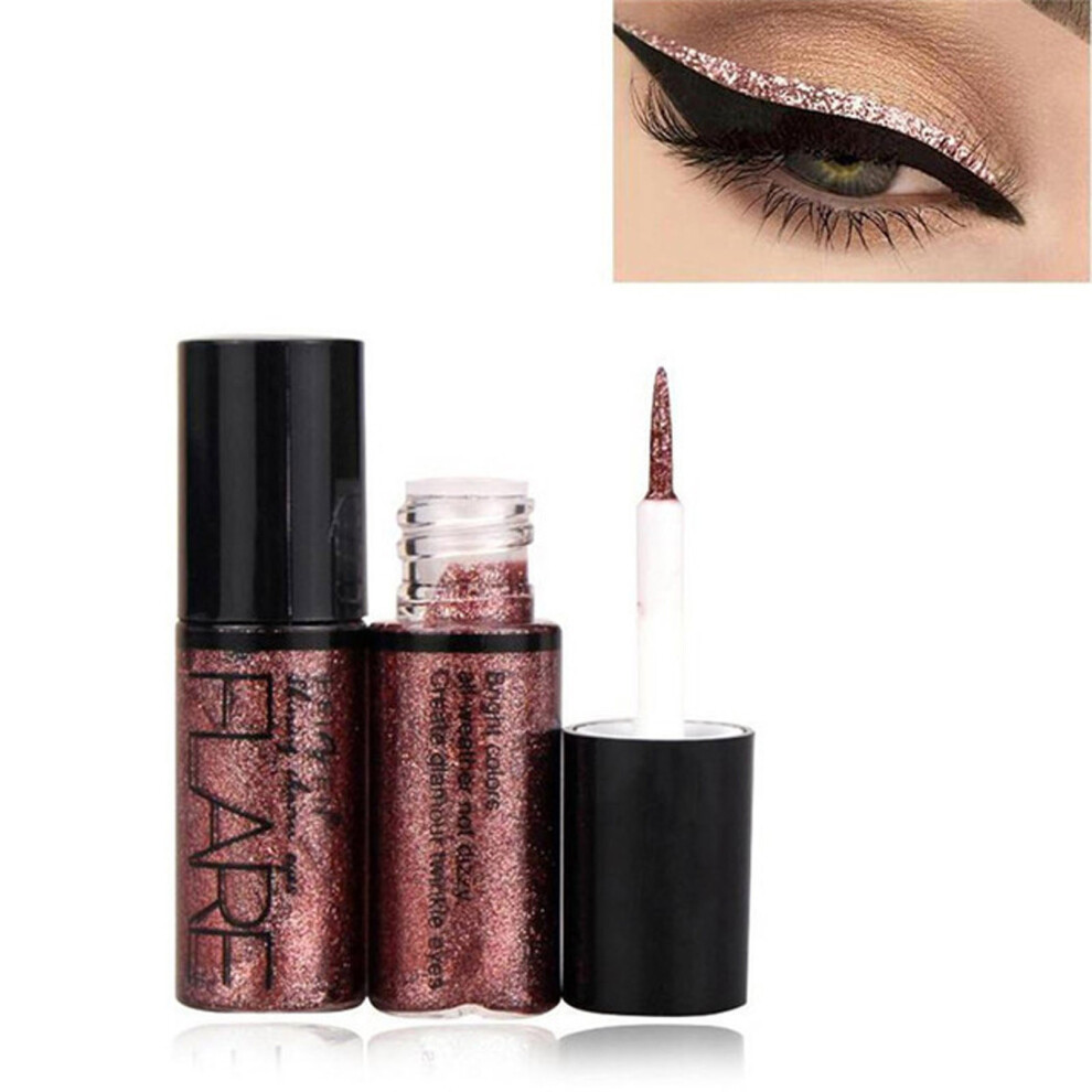 (Multicolor) Shining Liquid Eyeliner Easy To Color Quick-drying, Smooth And Bright Lines 5ML