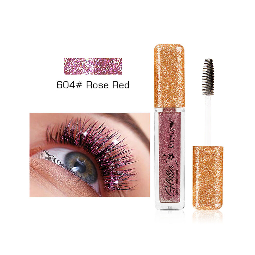 (D) Sparkling Diamond Shiny Charm Mascara Volume Extension Makeup