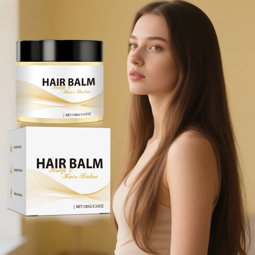 Cream (Multicolor) Stimulating Scalp And Hair Balm Nourishes Scalp Hair Shea And Hair Nourishing Nourishing Scalp Health Nutrition Care 100G