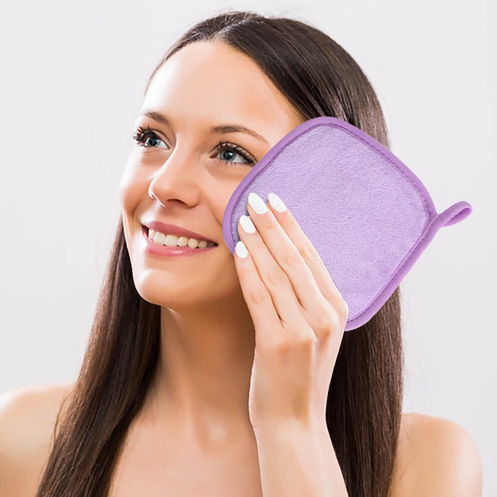 (C) Water Absorbing Small Square Towel  Cleaning Face Towel  Lazy Person Washing Makeup Remover Towel