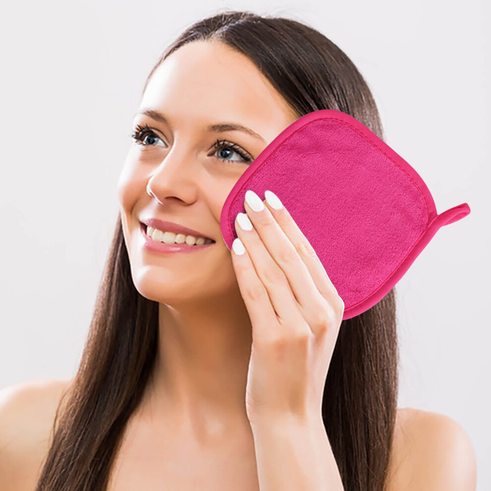 (D) Water Absorbing Small Square Towel  Cleaning Face Towel  Lazy Person Washing Makeup Remover Towel