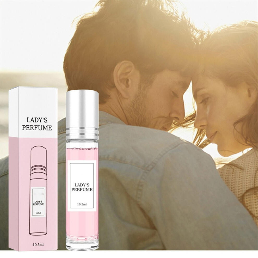 (Pink) Infused Oil Perfume Refreshing And Long Lasting Light Perfume Roll Perfume Party Perfume 10.5ml