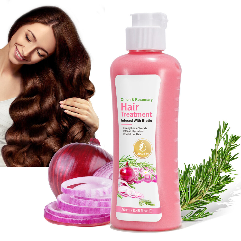 (Multicolor) Onions Biotin Rosemarys Conditioner Nourishes Hair And Strengthens Hair Conditioner 250ml