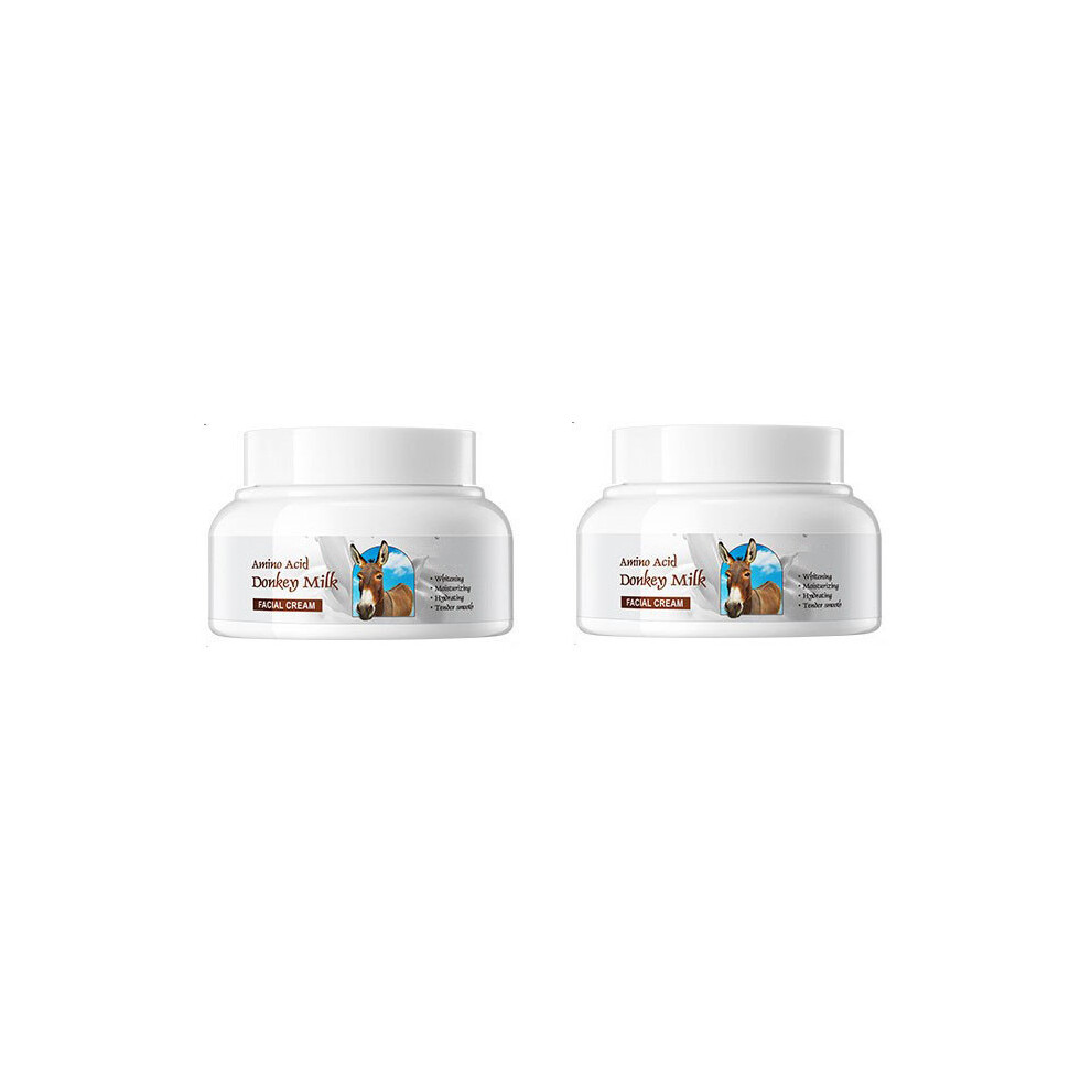Cream (A) Donkey Milk Brightens Care Moisturizing Firming Moisturizes The With High Moistures And Light Wrinkle Compact
