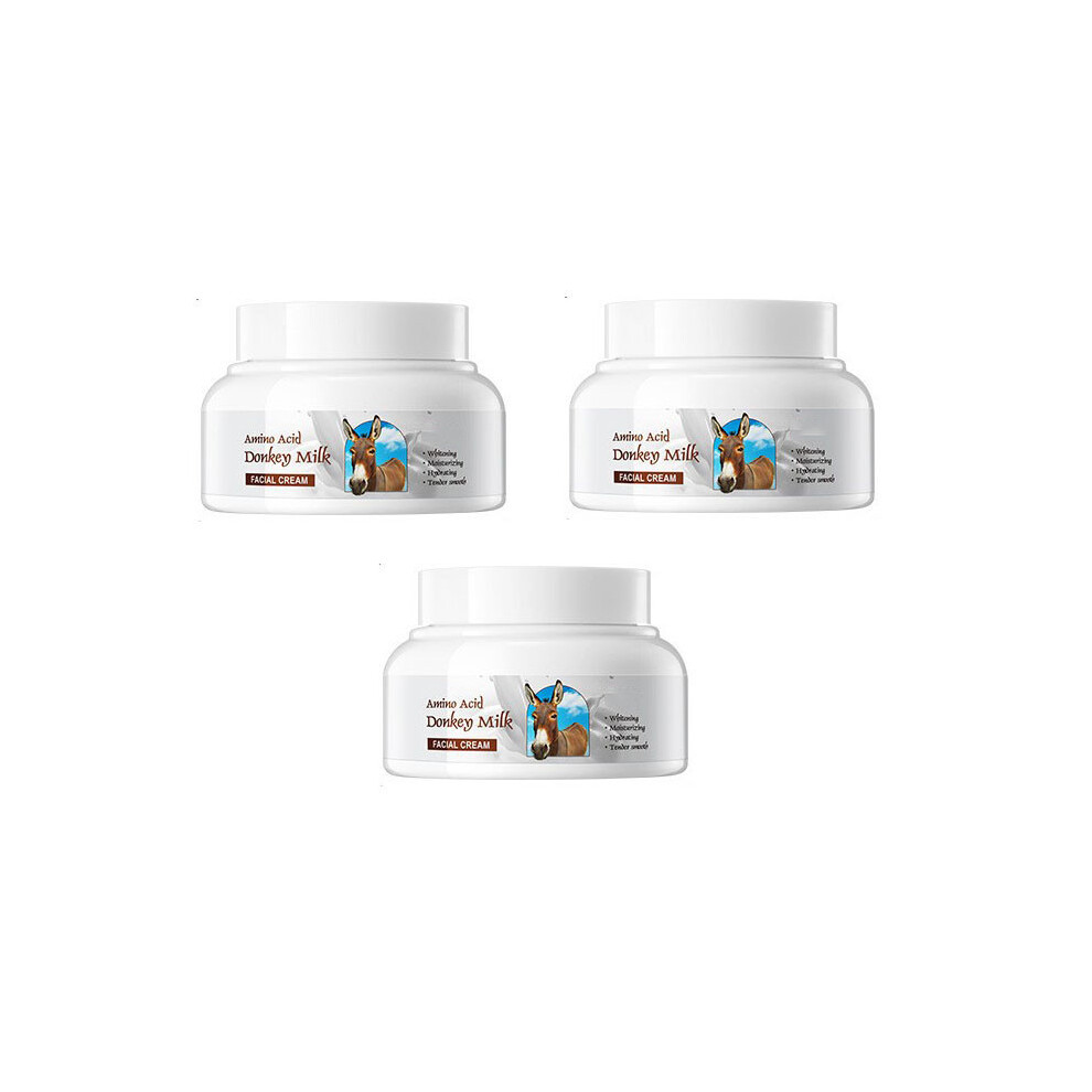 (B) Donkey Milk Cream Brightens Care Moisturizing Cream Firming Cream Moisturizes The With High Moistures And Light Wrinkle Compact Cream