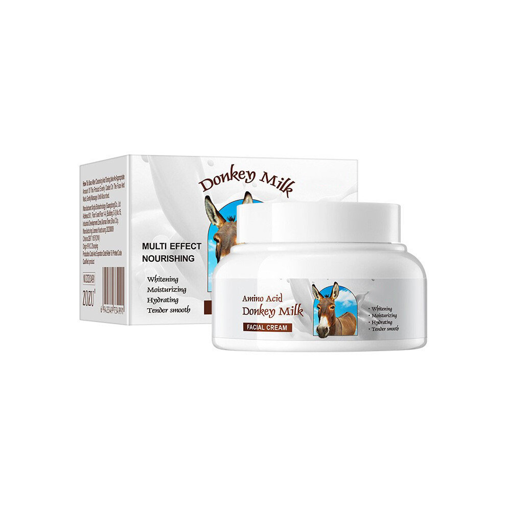 (C) Donkey Milk Cream Brightens Care Moisturizing Cream Firming Cream Moisturizes The With High Moistures And Light Wrinkle Compact Cream