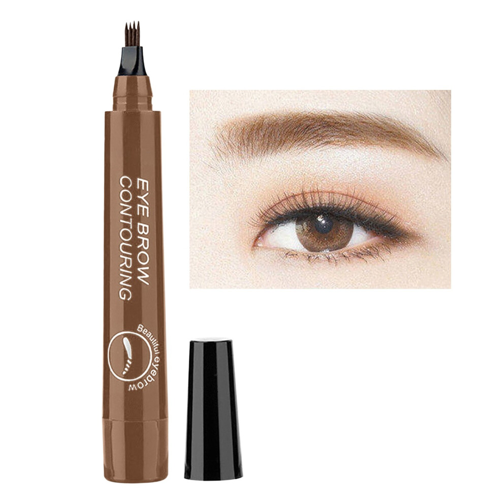 (B) Four-head Water Eyebrow Pencil Lasting Non- Eyebrow Pencil Four-pronged Eyebrow Pencil And Sweat-proof Liquid Eyebrow Pencil 1ml