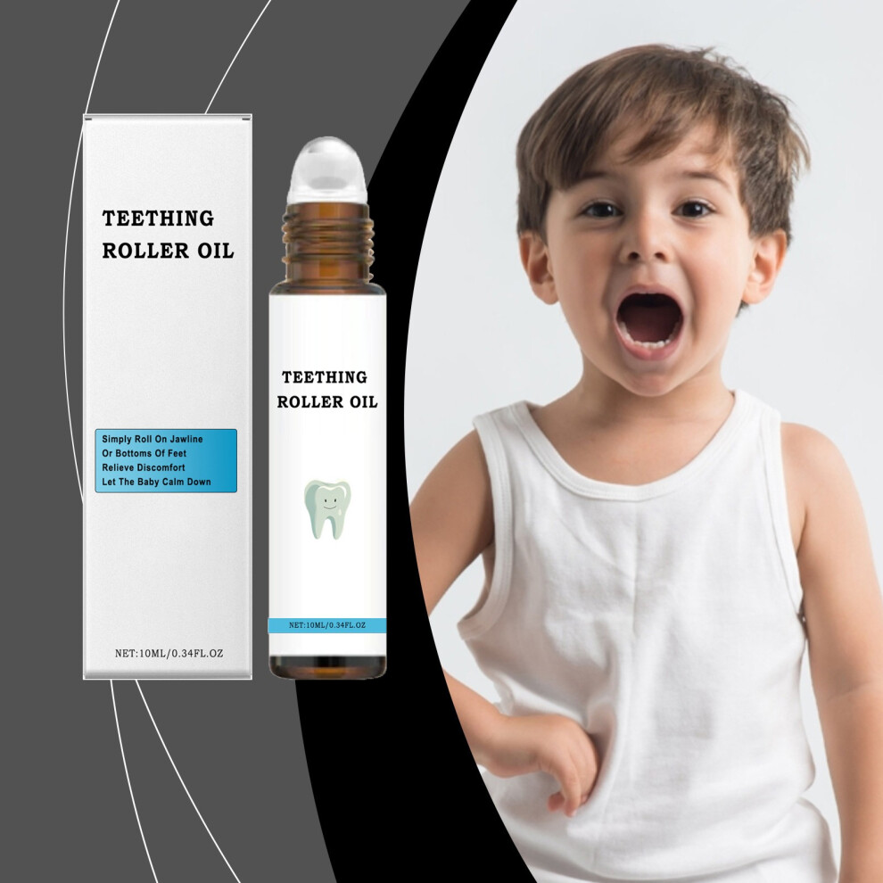 White (White) Teething Roller Natural Gentle Care Relief Rolle 10Ml