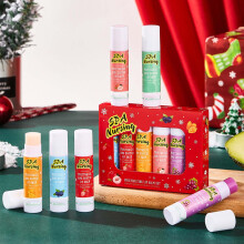 (Multicolor) Lipstick Case Moisturizing Fruit Lipstick 6pcs