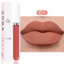 (A) 18-color Matte Non-stick Cup Lipstick Long Lasting Lip Gloss