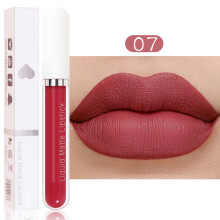 (G) 18-color Matte Non-stick Cup Lipstick Long Lasting Lip Gloss