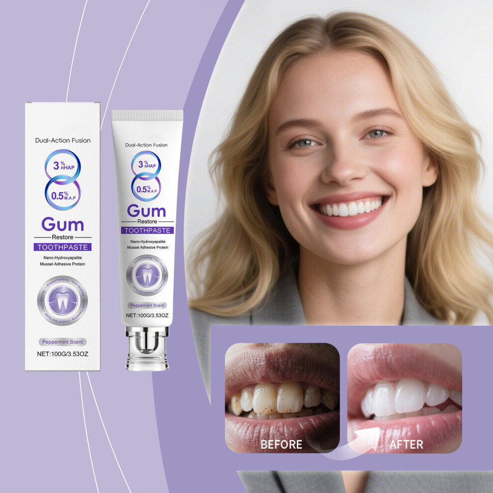 (Multicolor) Whiten Toothpaste Whiten Teeth Whiten Toothpaste For Teeth Whiten Travel Toothpaste 100g