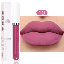 (J) 18-color Matte Non-stick Cup Lipstick Long Lasting Lip Gloss