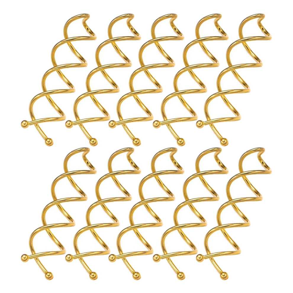 (GD) 10PCS Hair Clips Rotating Hairpin Hair Accessories Hair Curler DIY Hairpin Hair Curling Tool