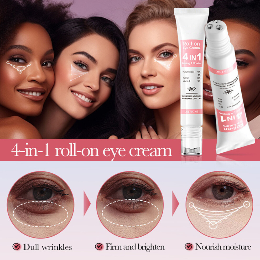 (Multicolor) Firming Eye Cream Lightens Eye Bags Periorbital Dark Circles Fine Lines Around