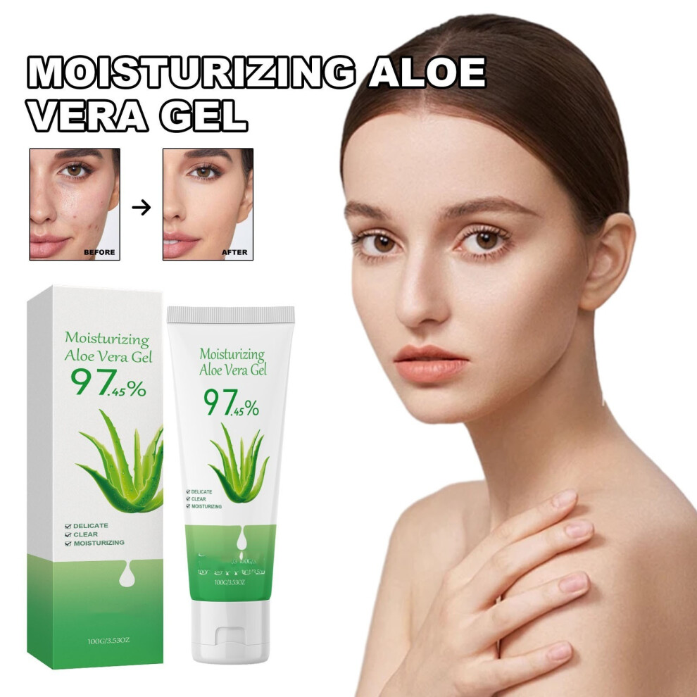 Green (Green) Moisturizing Aloe Veras Gel Moisturizing Aloe Veras Gel Aloe Verasgel Moisturizer Aloe Veras Gel 100G