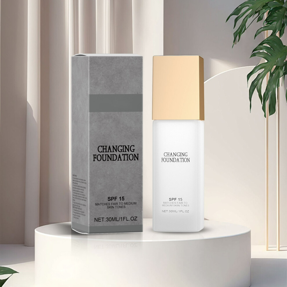 White (White) Warm Change Defective Liquid Moisturising Concealer Long Lasting Service Not To Take Off Brightening Colour Changing Concealer 30Ml