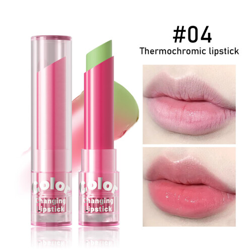 (B) Temperature Change Lipstick 3 Sets Moisturizing Colorful 1