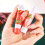(Multicolor) Lipstick Case Moisturizing Fruit Lipstick 6pcs 5