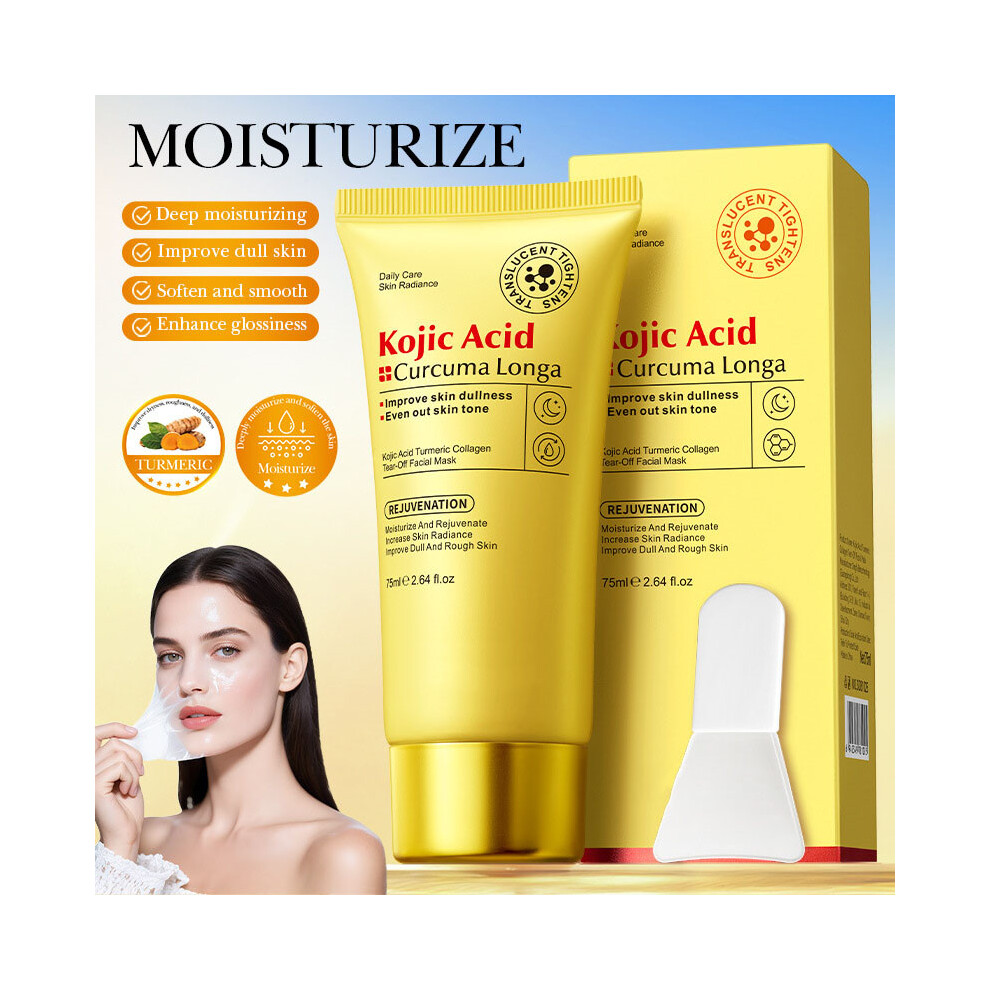 Yellow (Yellow) Kojic Turmeric Exfoliating Hydrating Mask 75Ml