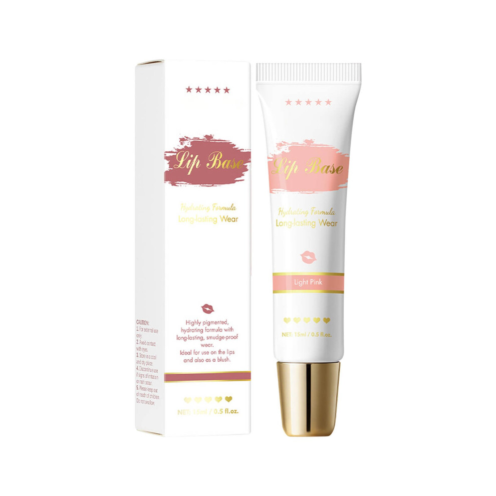 Cream (C) Lip Base And Delicate Matte Lip Multi-Purpose Blush Lip