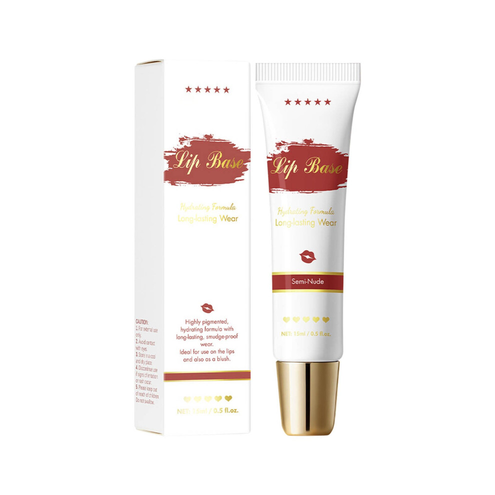 Cream (B) Lip Base And Delicate Matte Lip Multi-Purpose Blush Lip