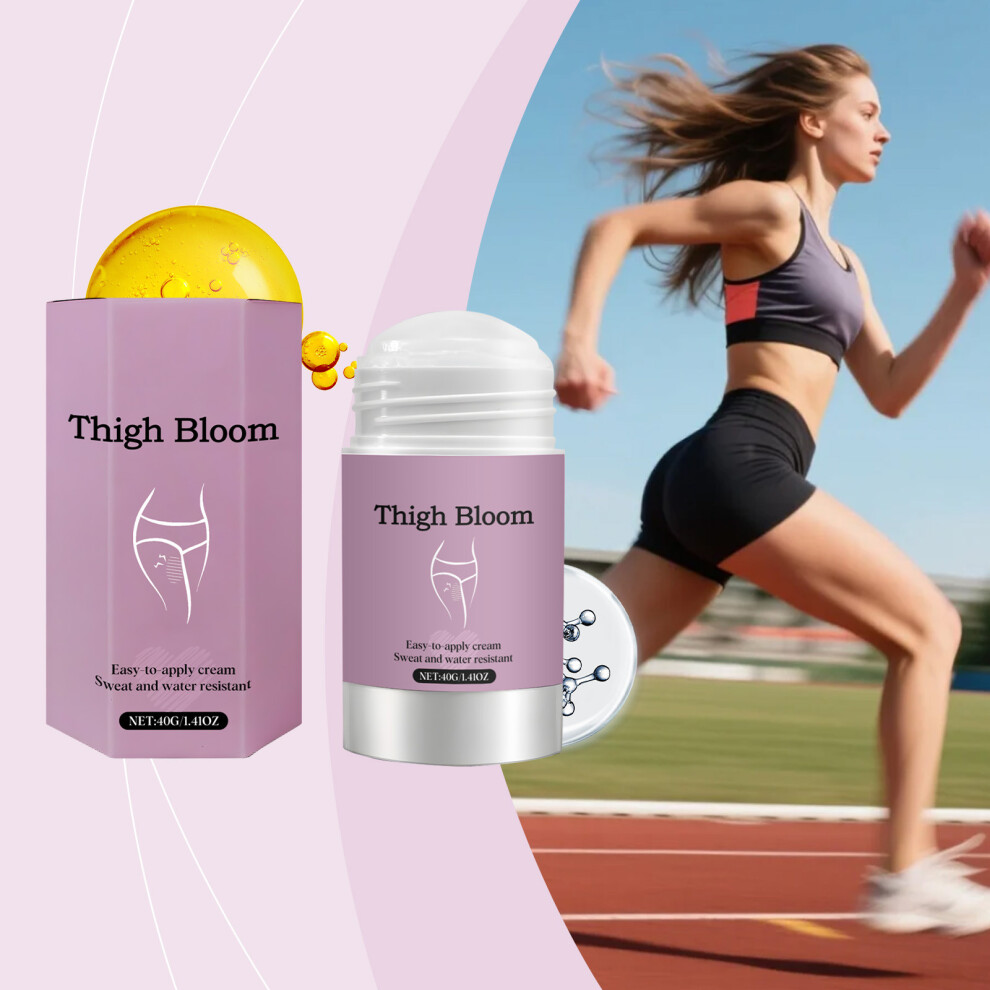 (Multicolor) Reduce Friction Thigh Stick Prevents Friction And Irritation Effectively Prevents Friction And Blisters Thighs Shoulders Chest Feet 40g