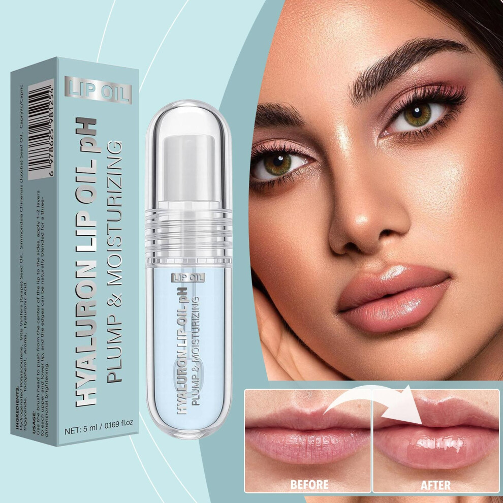 (Multicolor) Lip Oil Moisturizes And Nourishes To Keep Lips Moist And Smooths 5ml