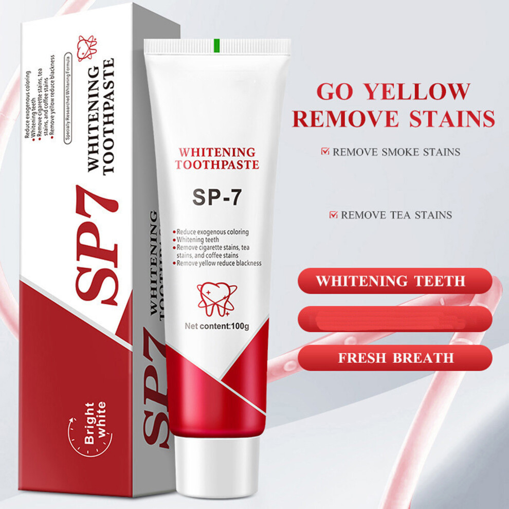 White (Multicolor) Toothpaste 100G For Tooth Cleaning And Fresh Breath