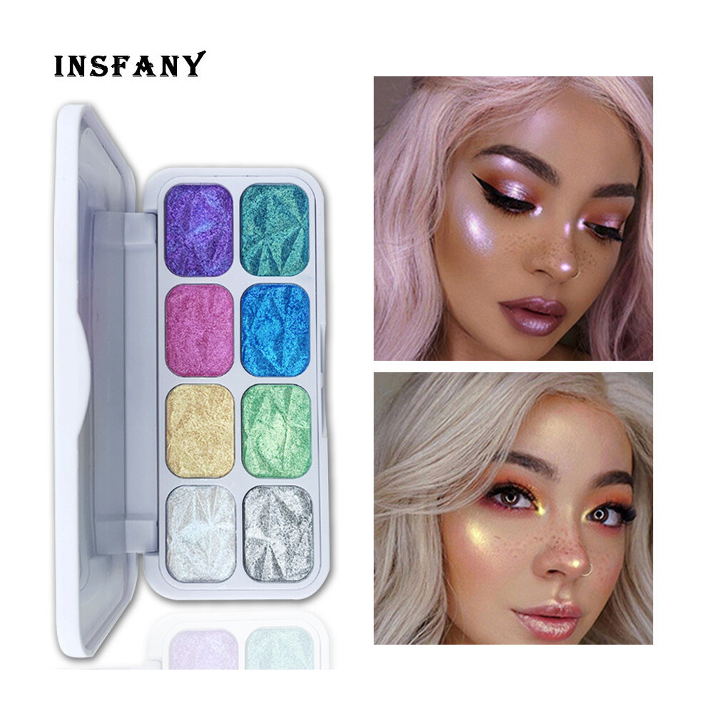 (Multicolor) Newest Glitter Eyeshadow,  Multichrome Eyeshadow Shimmer Powder, Intense-Color Chameleon-Palette, Holographic- Highlighter Eye Mak