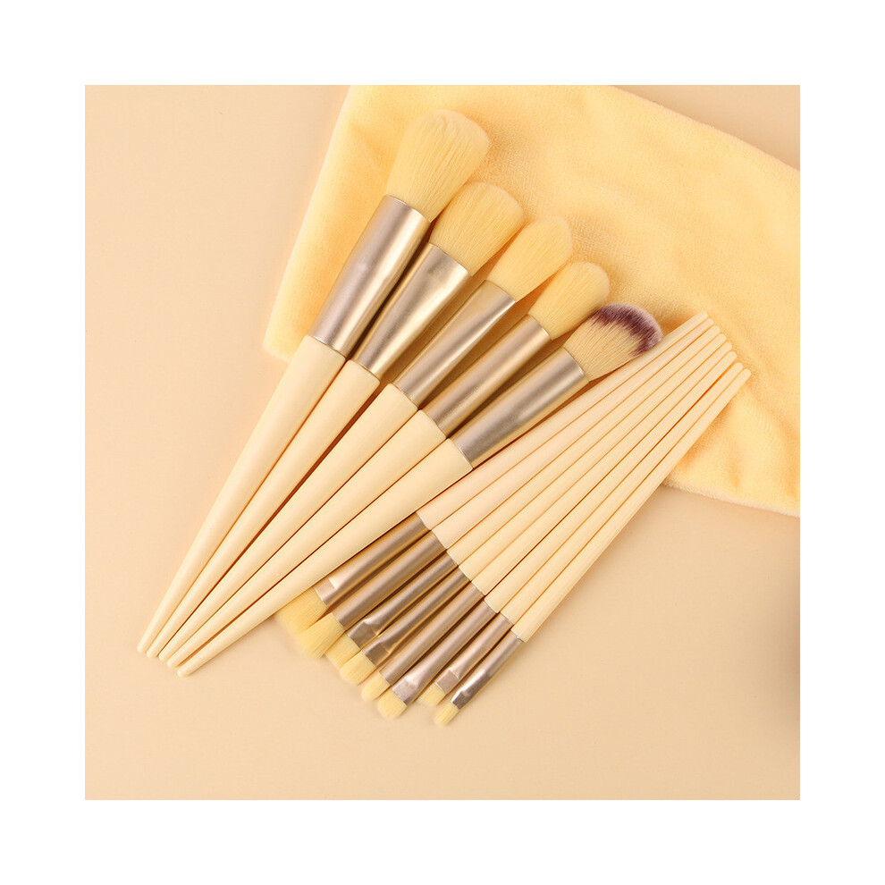 (B) 13 Makeup Brush Set Beauty Makeup Brush Blush Loose Powder Brush
