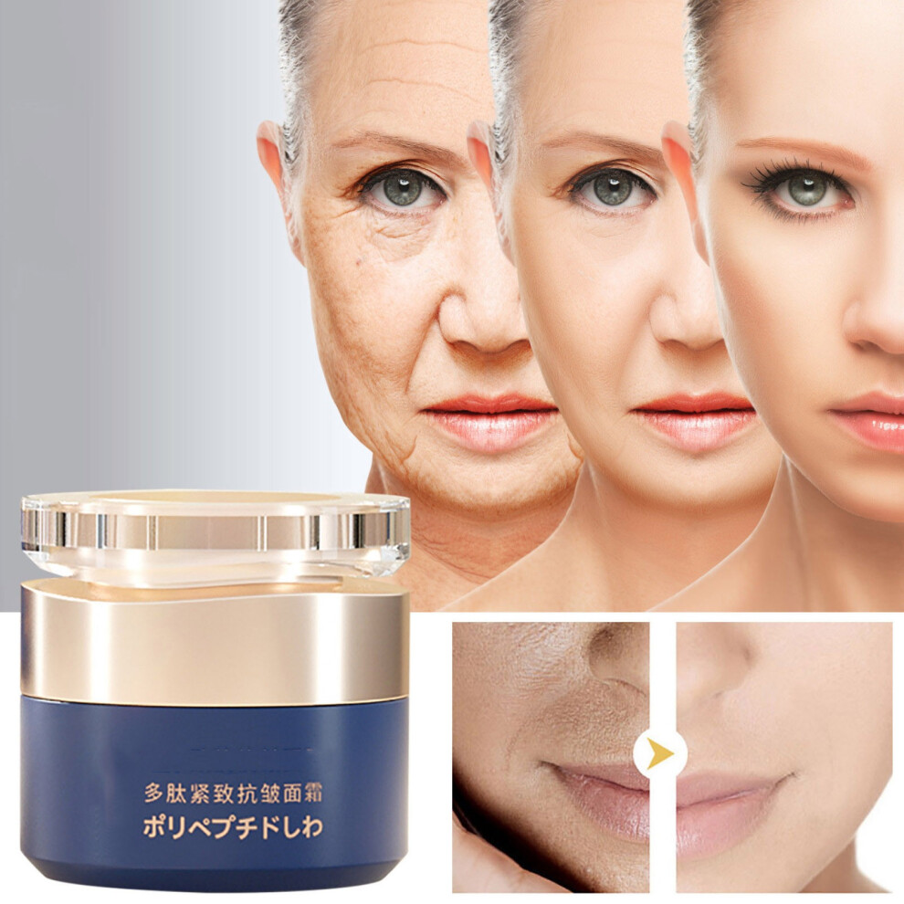 Cream (Multicolor) Wrinkle Removal Wrinkle Remover For Face Firming Antiaging 50G