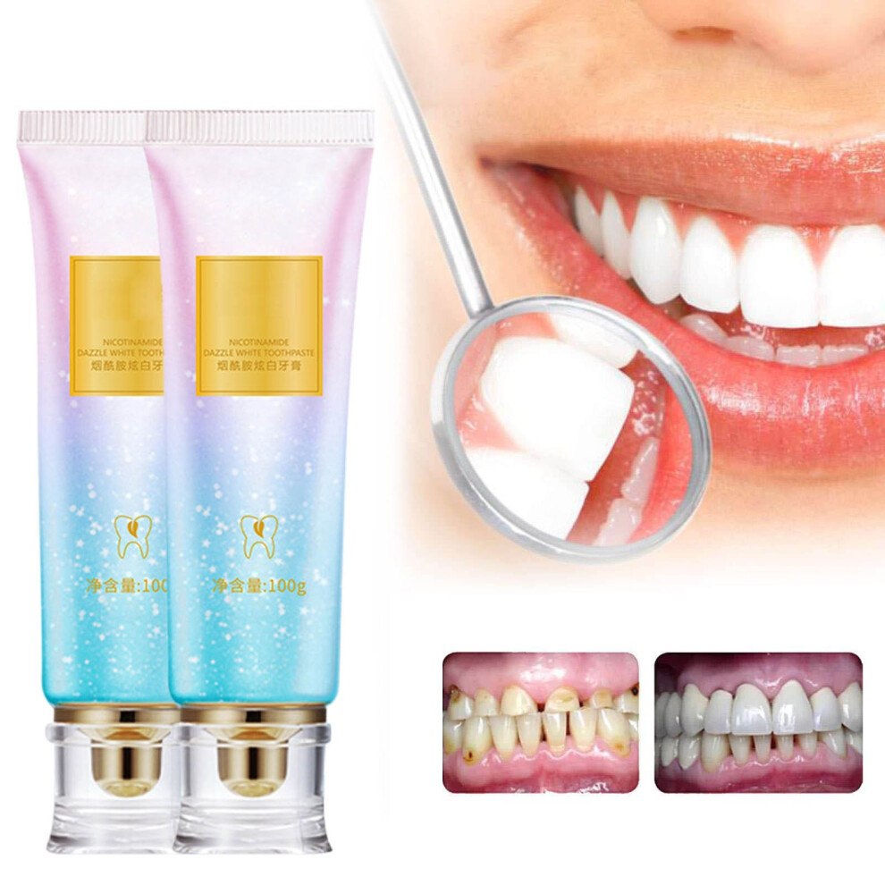 Peach (B) Whitening Toothpaste Cleaning Fresh Breath Bright Tooth Toothpaste 100G