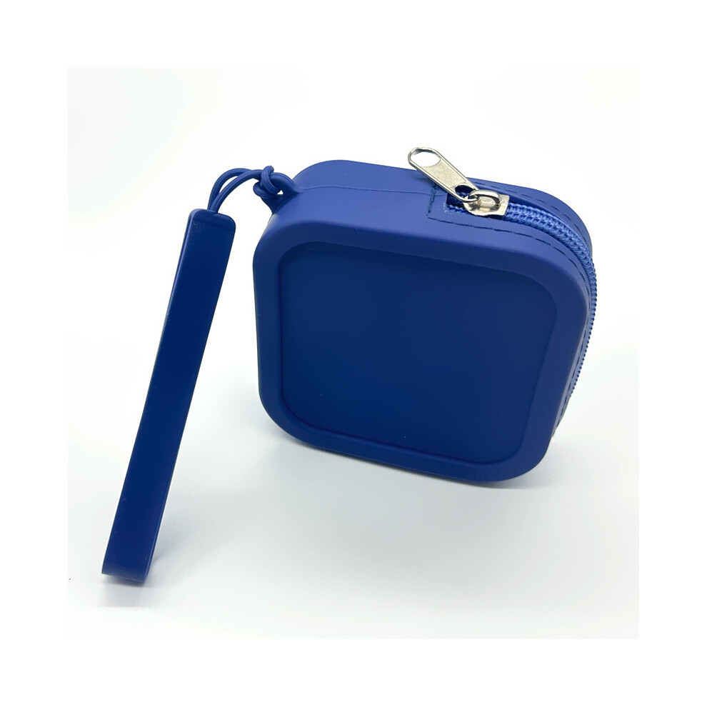 (B) Mini Makeup Bag Zippered Toiletry Bag Portable Makeup Travel Bag Coin Purse Unisex