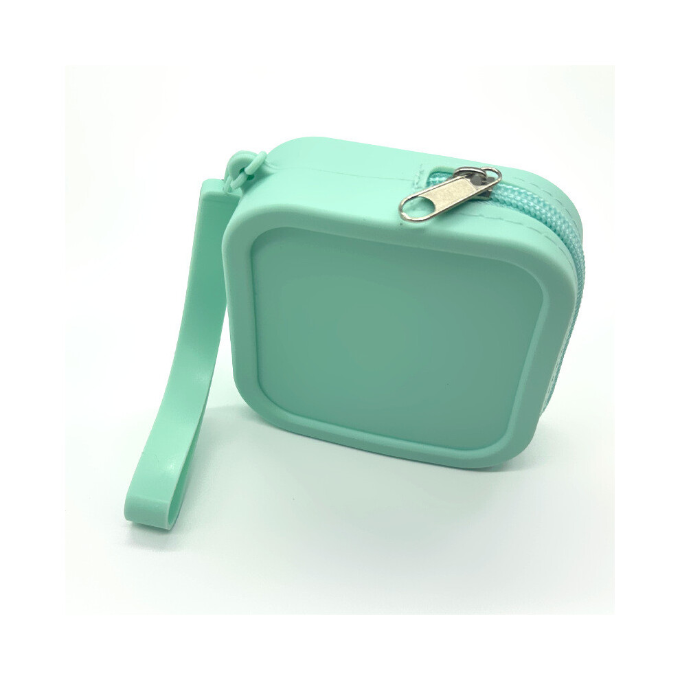 (E) Mini Makeup Bag Zippered Toiletry Bag Portable Makeup Travel Bag Coin Purse Unisex