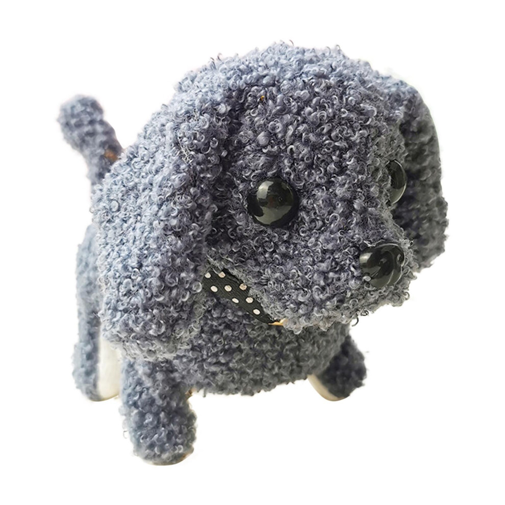 Gray (Gray) Toy Dog Children's Plushs Toy Walking Simulation Dog Dog Stall Electronic Puppy Pet
