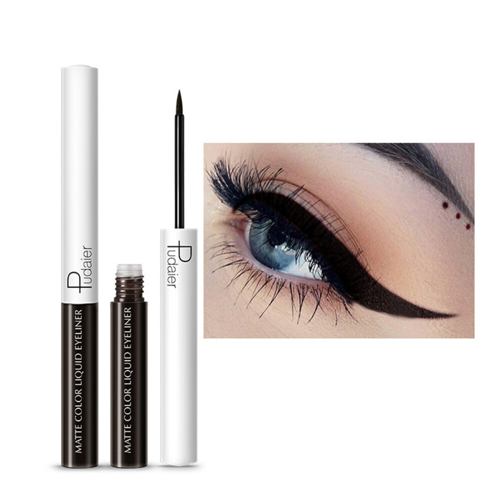 (E) Quick And Sweat-proof Liquid Eyeliner Does Color Eyeliner 3ml