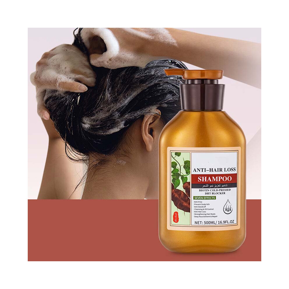(Multicolor) Polygonum Multiflorum Herbal Shampoo With Long-lasting And Hair Shampoo500ml