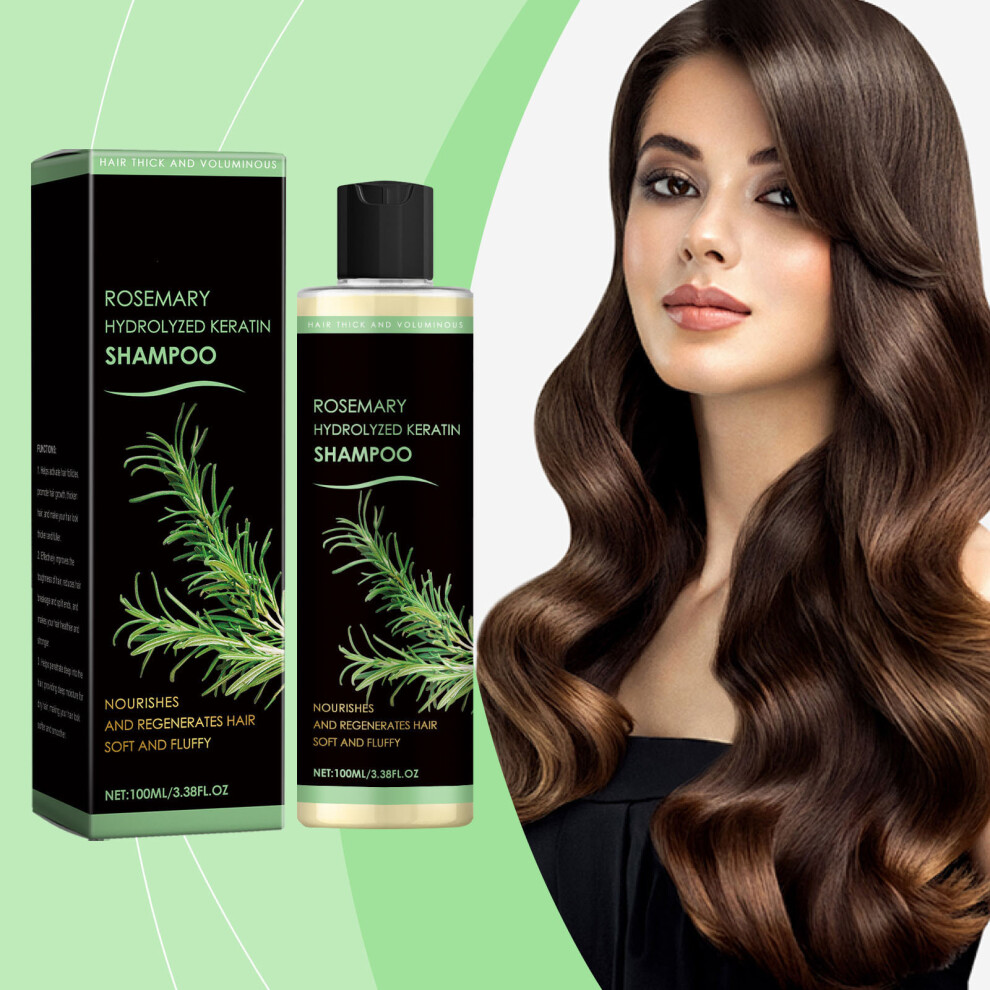 White (White) Biotin Shampoo Cleansing Moisturizing Moisturizing Smooths Repairing And Fluffys Shampoo 100Ml