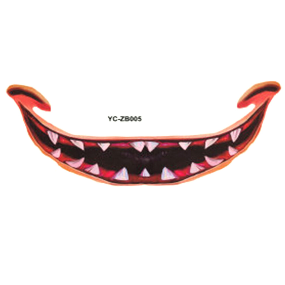 (E) Halloween Mouth Stickers Horror Lip DIY Decoration