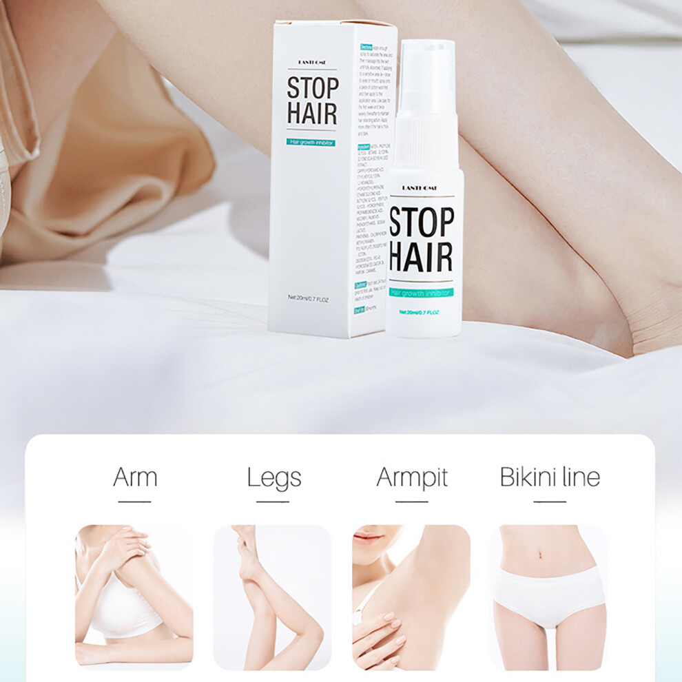 White (White) Hair Inhibiting Spray, Shrinking Pores, Repairing Smooth Skin 20Ml