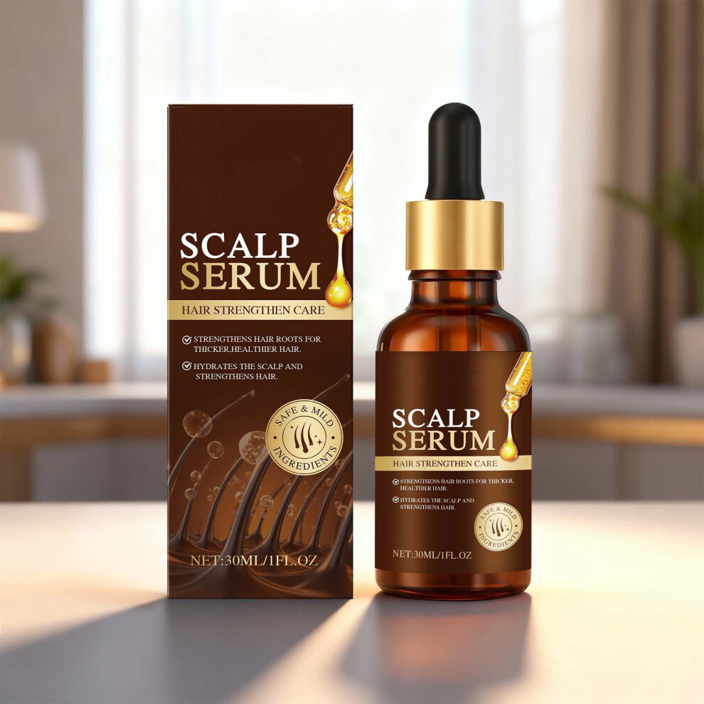 (Brown) 30ml Scalp Care Essencess Hair Nutrient Solution Hair Hair Nourishing Scalp Care Essencess Hair Strengthening Moisturizing Essencess Oil