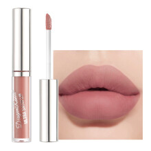 (A) 12 Color Non-stick Cup Velvet Matte Texture Lip Glaze Lipstick Lip Gloss