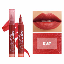(C) Matte Six-color Lip Gloss Lip Liner Lipstick Touch Film Long-lasting Color3.5ml