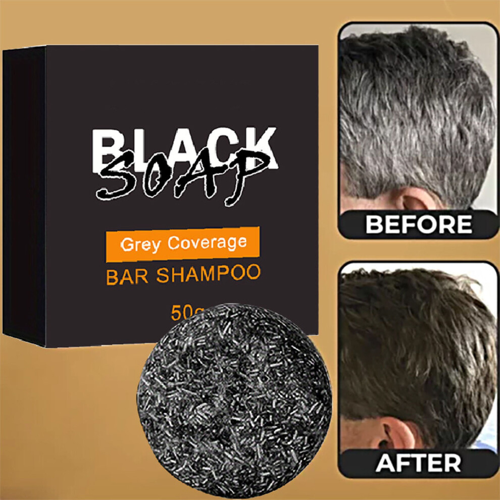 (Multicolor) Bamboos Charcoal Shampoo Polygonum Multiflorum Soap Rosemarys Shampoo White Hair Soap Soap Soft Hair Care