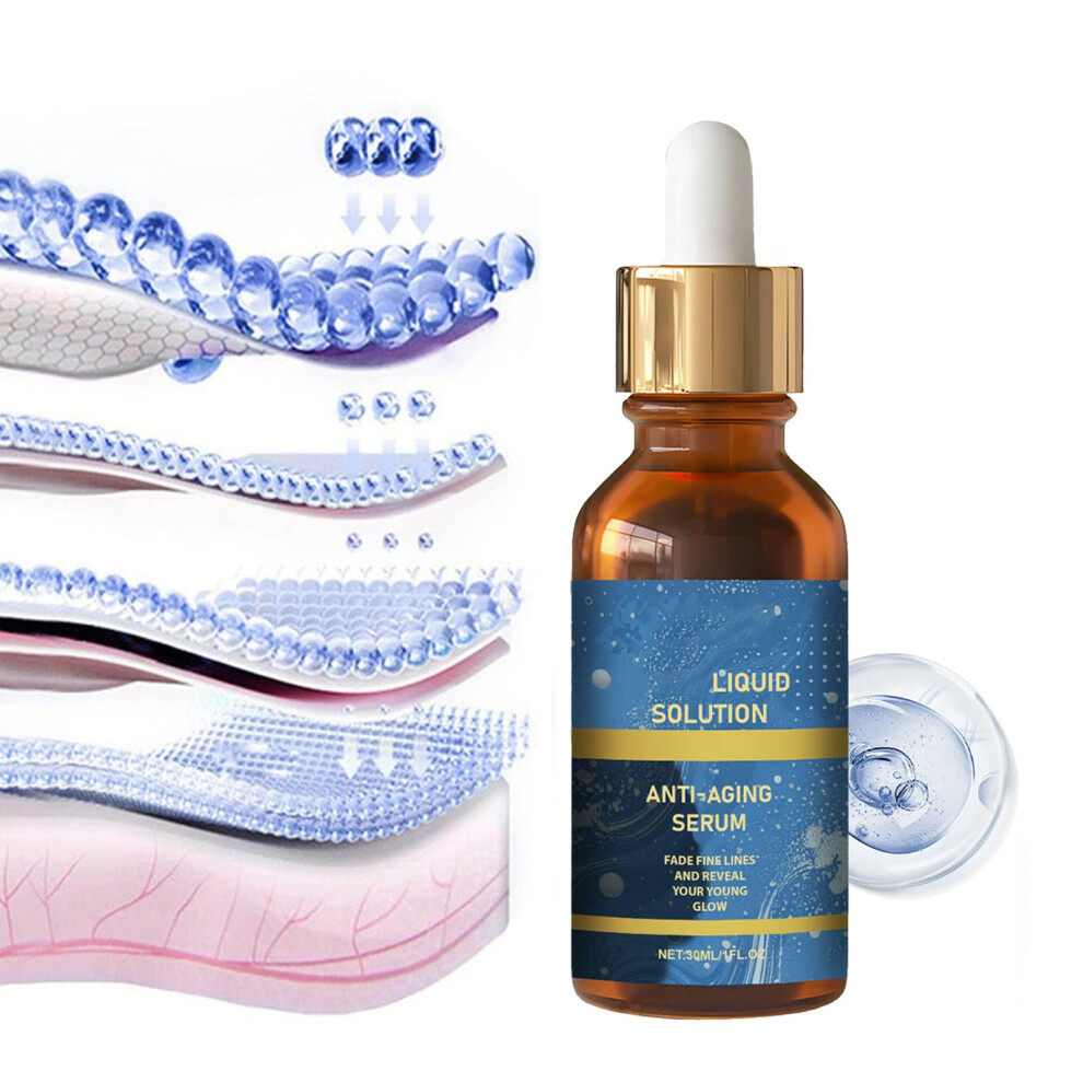 (Multicolor) Instant Results Facial -Wrinkle Serum  Firming -Aging Dramatically Reduces Fine Lines  Wrinkles Serum Hydrating And Moisturizing 30ml