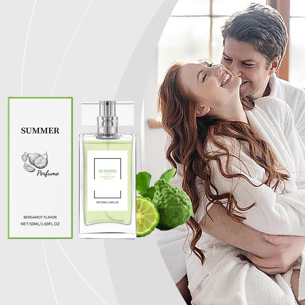 Light (Multicolor) Fragrances Perfume Spray Lasting Fragrances Portable Bergamots Elegant And Fresh 50Ml