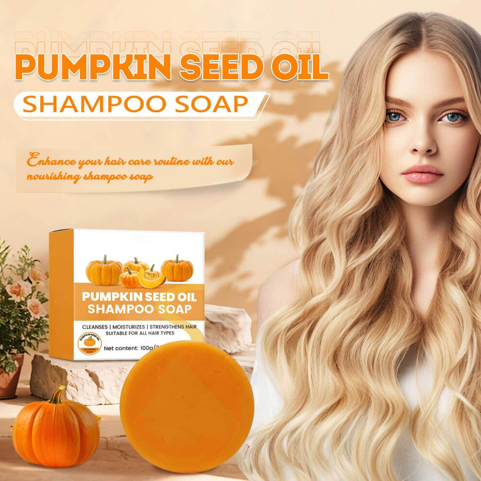(Multicolor) Clean Hair Care To Reduce Hairy Pumpkin Oil Shampoo 100g