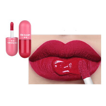 (C) Capsule Matte Lipstick 5 Color Velvety Liquid Lipstick Long Lasting，6ml