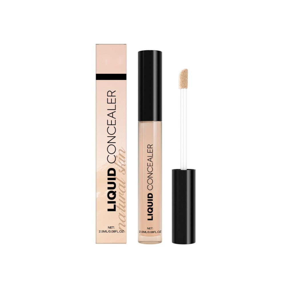 (B) Persistent Liquid Concealer Highlys Effectives Concealer Waterproof Sweat Resistants Brightening Oil Control Concealing Defects 2.5ml